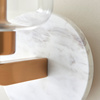 Travi Wall Light White Volakas Marble