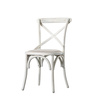 Krzesło Cafe z drewna dębowego i lnu 470 x 560 x 880 mm (2 szt.)