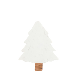 Christmas Tree Serving Platter Marble 410x33x15mm