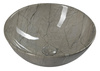 DALMA umywalka ceramiczna nablatowa Ø 42 cm, grigio