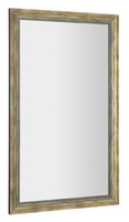 DEGAS lustro w drewnianej ramie 71,6x121,6cm, czarny/antyczne złoto