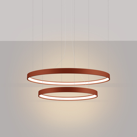 Żyrandol RIO 2 55/78 ochra czerwona LED 3000K