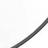 Holworth Round Mirror Black 600x35x600mm