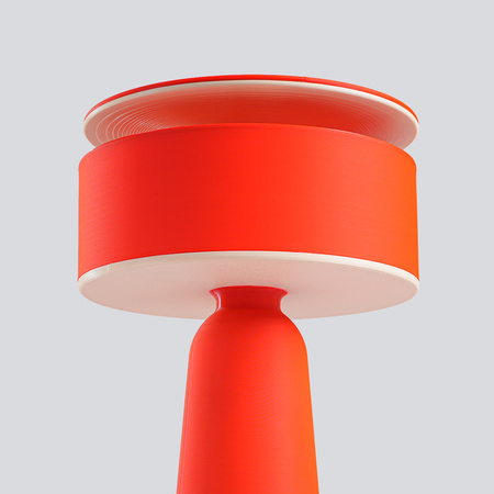 Lampa biurkowa AXO czerwona