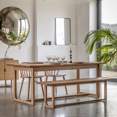 Craft Ext Dining Table Natural 2000/2500x950x750mm