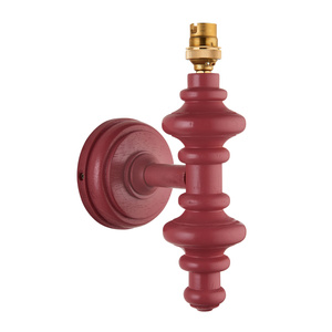 Carnaby Wall Light Fitting Satin Pink Clay