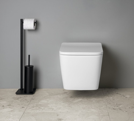 PORTO WC wiszące, Vortex Rimless, 36x52cm, biały