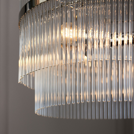 Marietta 3 Pendant Light Bright Nickel