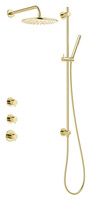 Silhouet SR1 - Silhouet SR1 Podtynkowy termostatyczny zestaw prysznicow polerowany mosiądz pvd