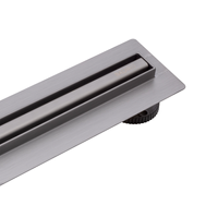 Odpływ liniowy slim & low proline gunmetal 70cm