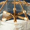 Keller 6 Pendant Light Brushed Aged Brass