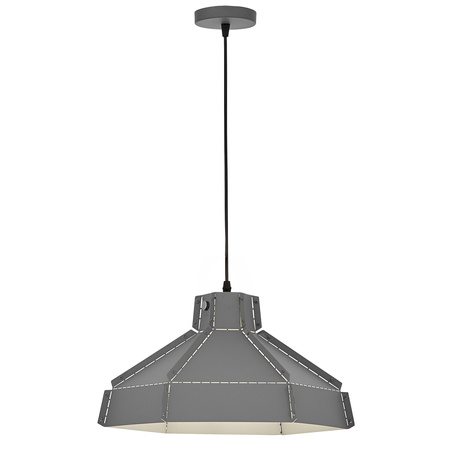 LAMPA SUFITOWA WISZĄCA LOFT SZARA CONA W1