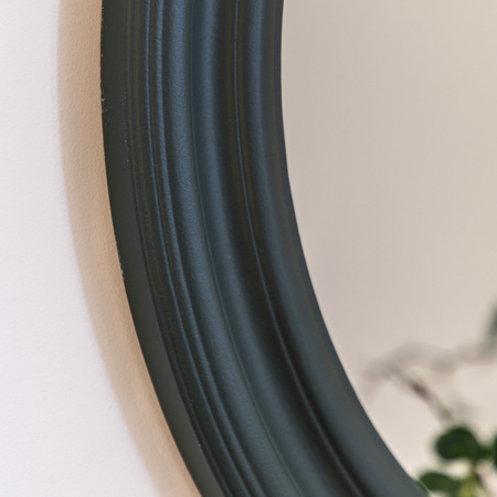 Suffolk Round Mirror Green 600x25x600mm