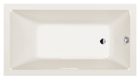 NOEMI wanna prostokątna 160x80x39cm, ivory