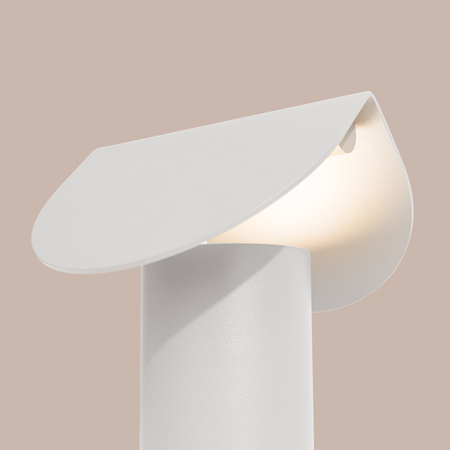 Lampa biurkowa BISCUIT biała LED 3000K