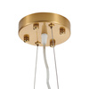 Lampa wisząca BOTANIKA WAVE 125 cm - złota, G9, regulowana, designerska