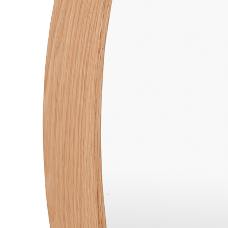 Helsinki Round Mirror Oak 800x58x800mm