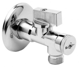 ARCO zawór kątowy A-80 1/2"x1/2" z filtrem, anticalc, chrom
