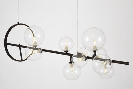NOWOCZESNA LAMPA WISZĄCA CZARNA MERIDO W9