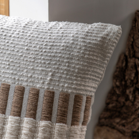 Longshaw Woven Cushion Natural 450x450mm