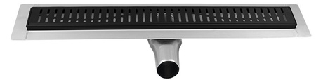 MANUS ONDA odpływ liniowy ze stali nierdzewnej z rusztem, L-950, DN50, czarny mat