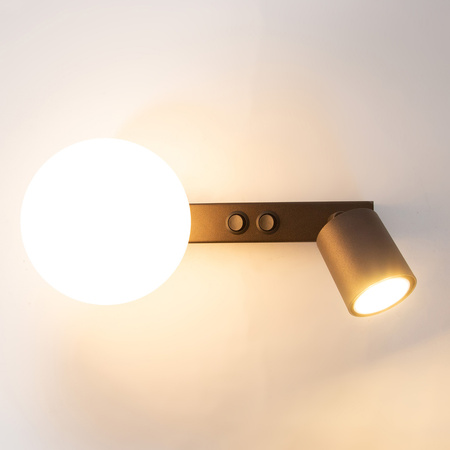 TAVIRA kinkiet 1+1 brąz