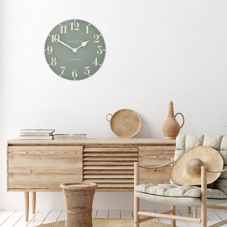 Arabic Wall Clock Seagrass 20in