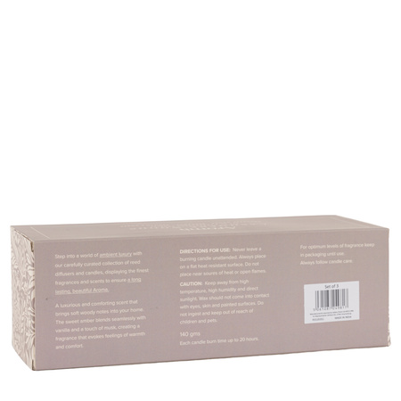 Cashmere Woods Candles Set of 3