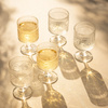 Zestaw 4 szklanek SHP FLORES              transparentny
