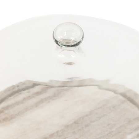 Novi Cake Dome Beige Marble 318x318x180mm