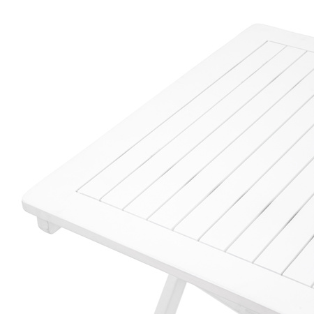 Lindos White Folding Dining Set