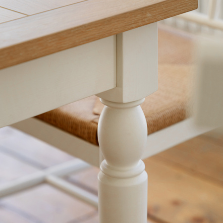 Eton Ext Dining Table White 1800/2300x950x750mm