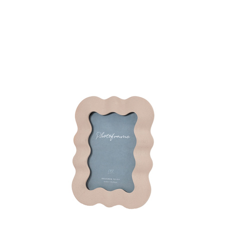 Wavy Photo Frame 4x6 Clay 155x20x205mm