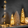 Brush Tree Garland 15 LED Lights Gold 1500x25x25mm