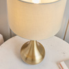 Piccadilly Table Lamp Brass & Taupe