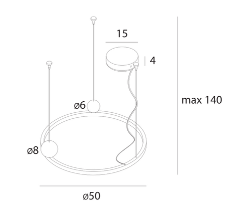 MAXLIGHT P0613 LAMPA WISZĄCA SOLARIS