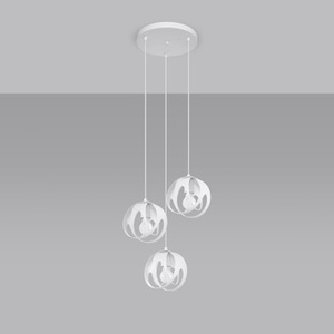 Lampa wisząca TULOS 3P biała