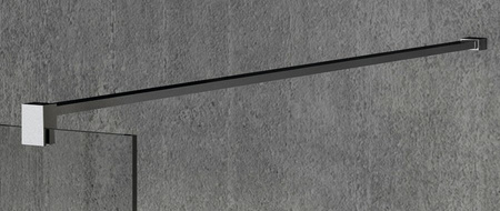 VARIO CHROME jednoczęściowa kabina prysznicowa Walk-In, montaż przy ścianie, szkło dymione, 700 mm