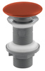 Odpływ umywalkowy 5/4", klik-klak, ceramiczny korek, 20-70mm, terracotta