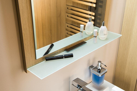 NIROX Lustro w ramie 60x80cm, biały połysk