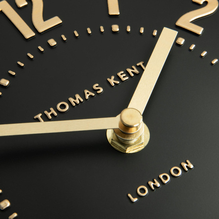 Mulberry Mantel Clock Noir 6in