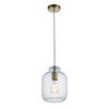 Lyra 1 Pendant Light Antique Brass