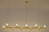 MOOSEE lampa wisząca ATOMIC LONG złota