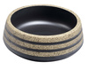 PRIORI umywalka ceramiczna nablatowa Ø 41cm, czarny/kamień