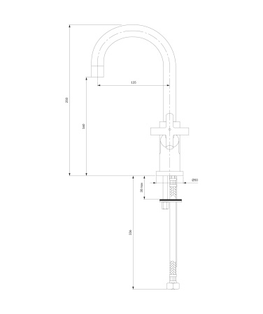 MODERN bateria umywalkowa z korkiem klik-klak, chrom połysk