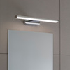 Kinkiet Moda – chrom / mrożony, 40 × 13,2 × 4,2 cm