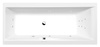 CLEO wanna z hydromasażem, 180x80x48cm, Attraction Hydro, chrom