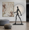 MOOSEE lampa podłogowa HUMAN ROUND        włókno szklane