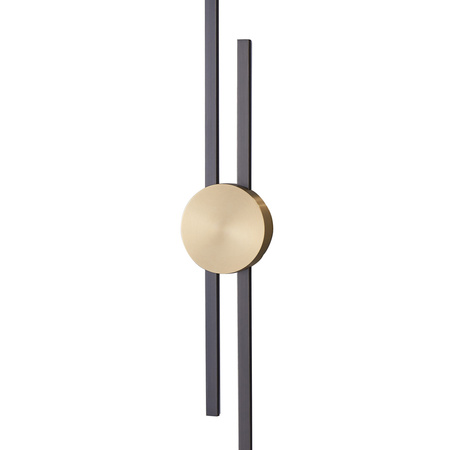 Lampa ścienna CENTRO 64 cm - LED, czarno mosiężny