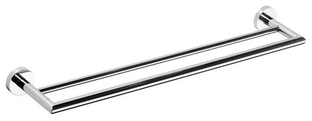 X-ROUND E wieszak na ręczniki podwójny 800mm, chrom